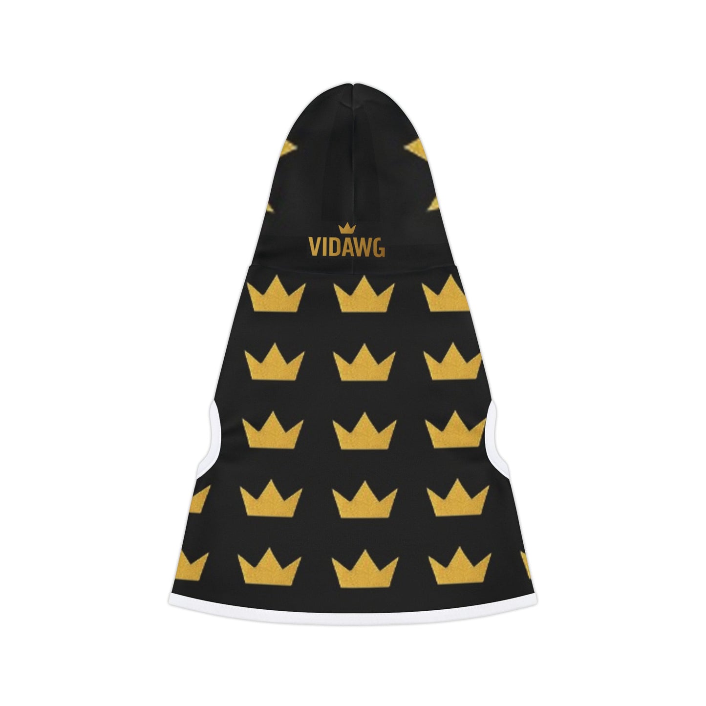 Royal Pet Hoodie with Crown Design, Dog Apparel, Cat Hoodie, Stylish Pet Clothing, Perfect for Pets, Gifts for Pet Lovers