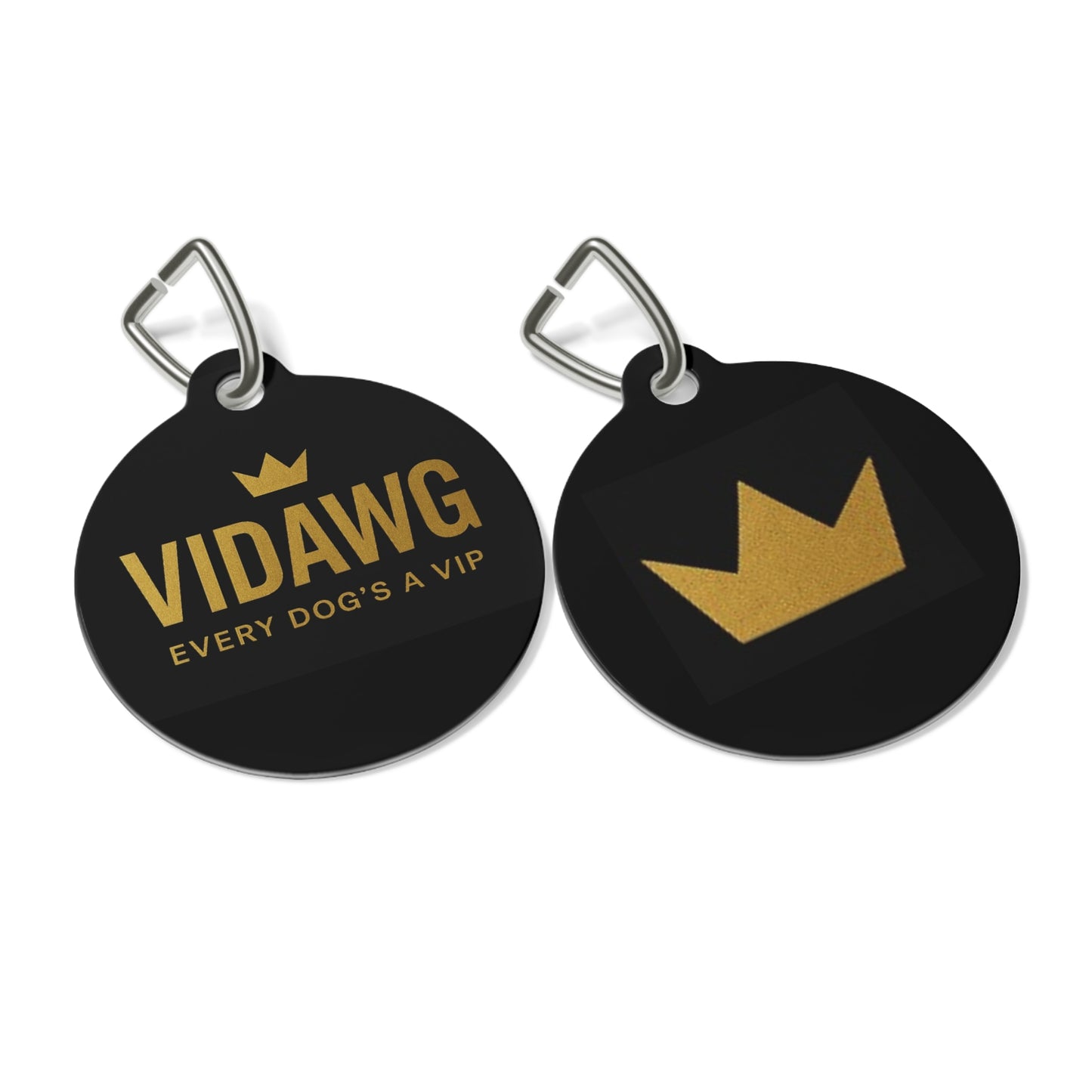Personalized Pet Tag | VIDAWG 'Every Dog's a VIP' | Custom Dog ID Tag, Pet Accessories, Gifts for Pet Lovers, Dog Tag, Pet Ownership