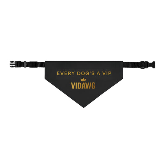 Stylish Pet Bandana Collar - "Every Dog's a VIP" - Perfect for Dog Lovers, Gifts, Celebrations, and Everyday Wear, Custom Pet [...]
